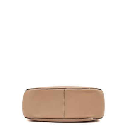 Coach Cross Body Tabby Chain Bag in Brown, Leather — Detail View