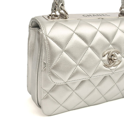 Chanel Top Handle Trendy CC in Metallic, Leather — Alternate View 19