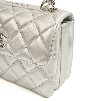 Chanel Top Handle Trendy CC in Metallic, Leather — Alternate View 18