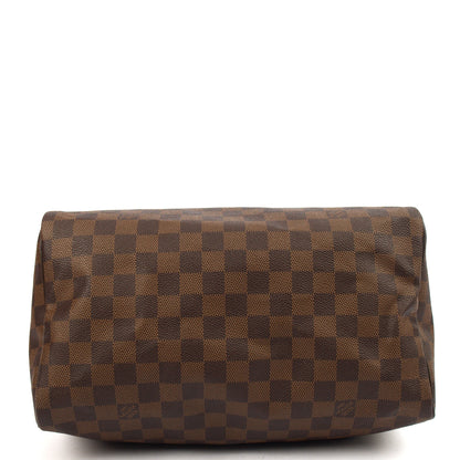 Louis Vuitton Tote Speedy 30 in Damier Ebene, Canvas — Detail View