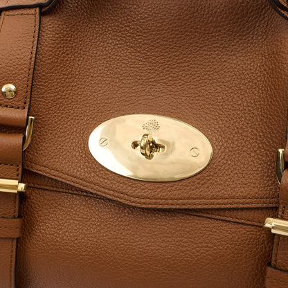 Mulberry Top Handle Alexa in Oak, Calfskin Leather — Lifestyle View