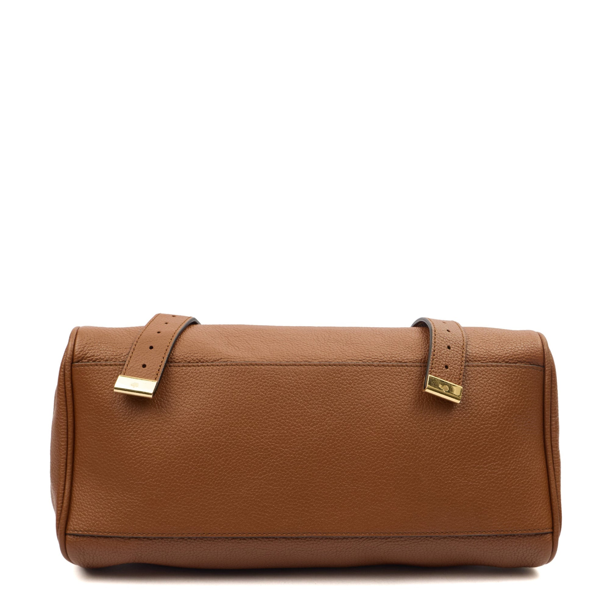 Mulberry Top Handle Alexa in Oak, Calfskin Leather — Detail View