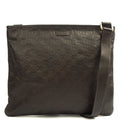 Gucci Cross Body Messenger in Brown, Leather — Front View