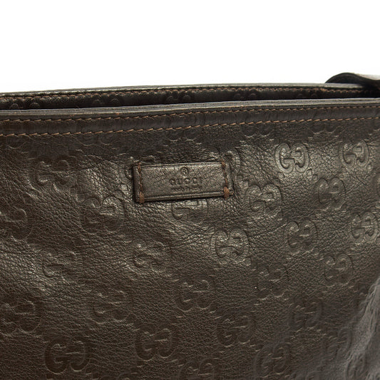 Gucci Cross Body Messenger in Brown, Leather — Side View