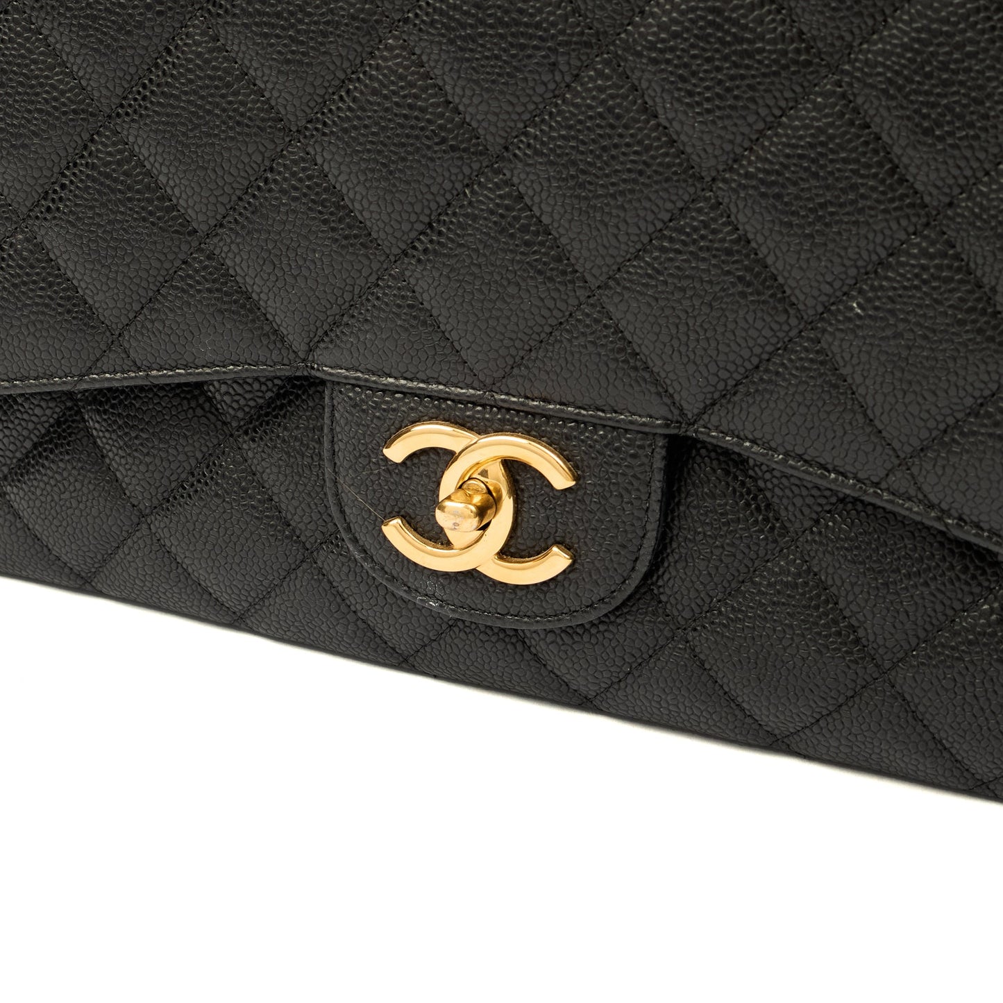 Chanel Classic - Maxi in Black, Caviar Leather — Alternate View 15
