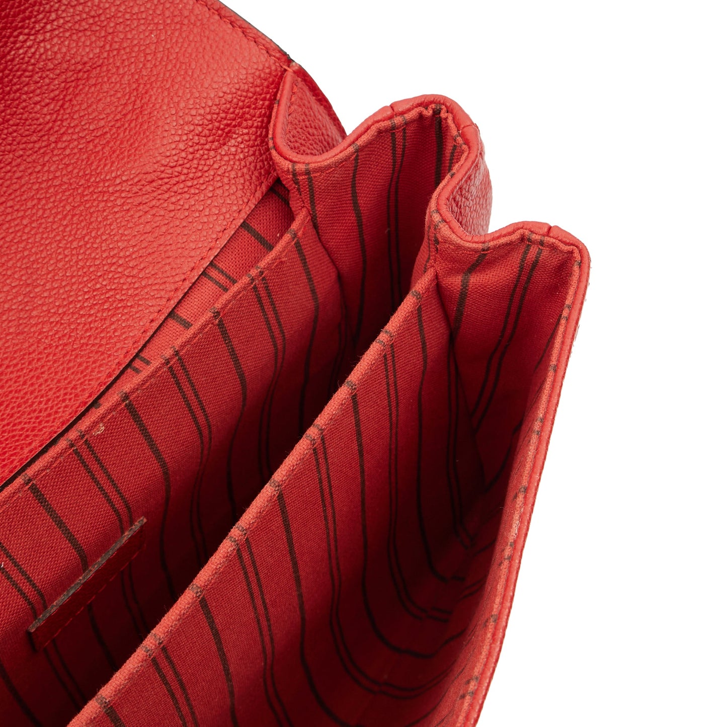 Louis Vuitton Cross Body Pochette Metis in Red, Empreinte Leather — Alternate View 11