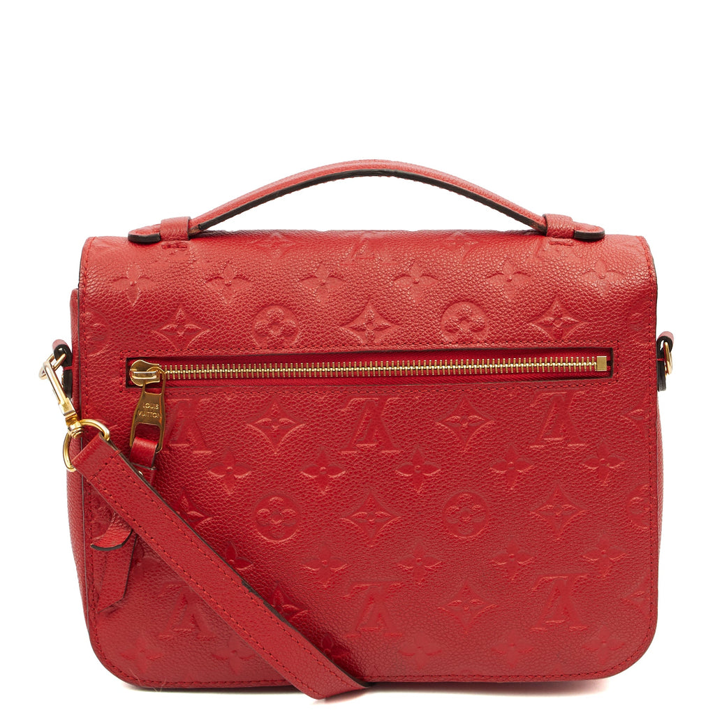 Louis Vuitton Cross Body Pochette Metis in Red, Empreinte Leather — Alternate View 9