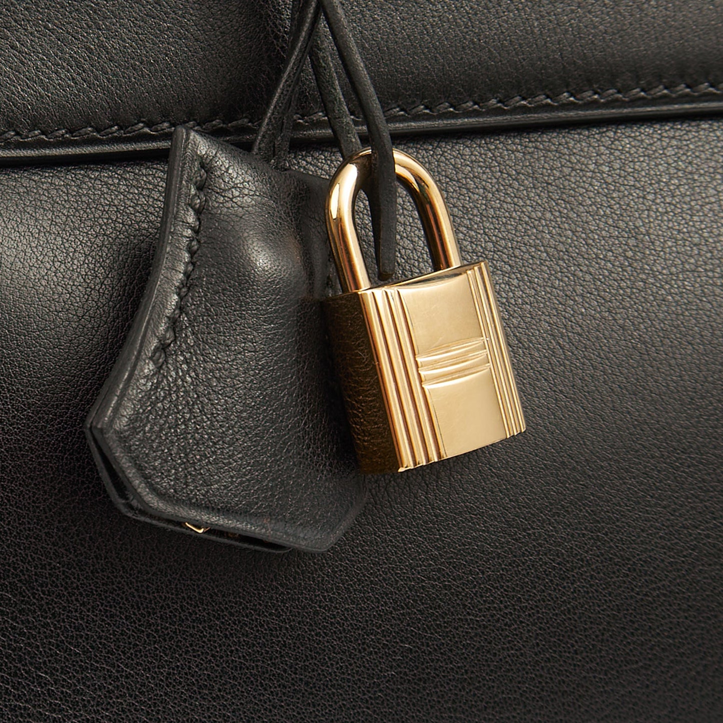 Hermes Kelly 32 in Black, Swift Leather — Alternate View 24