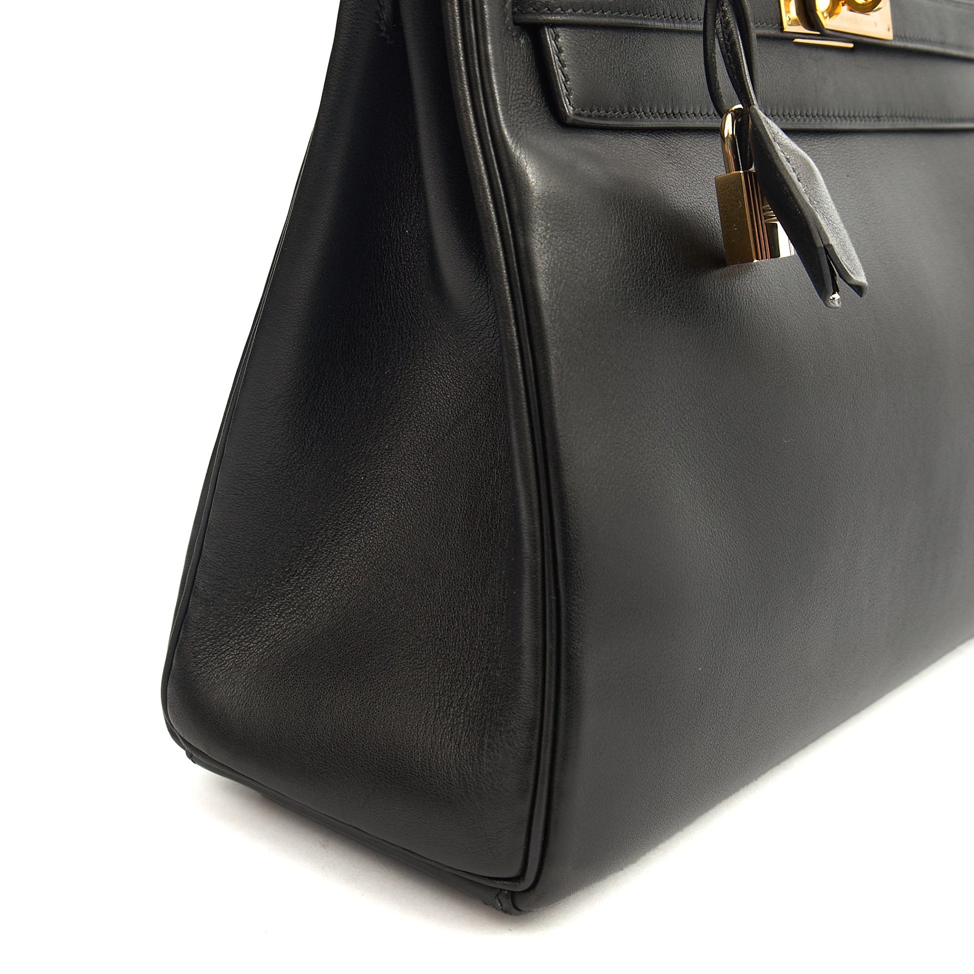 Hermes Kelly 32 in Black, Swift Leather — Alternate View 10
