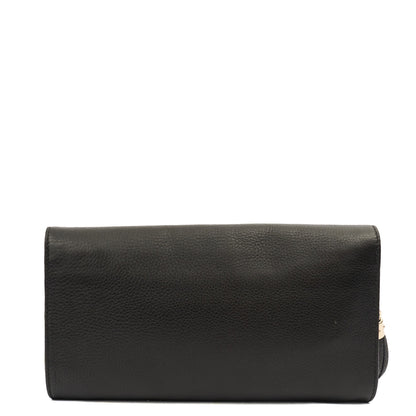 Gucci Clutch Soho Clutch in Black, Leather — Top View