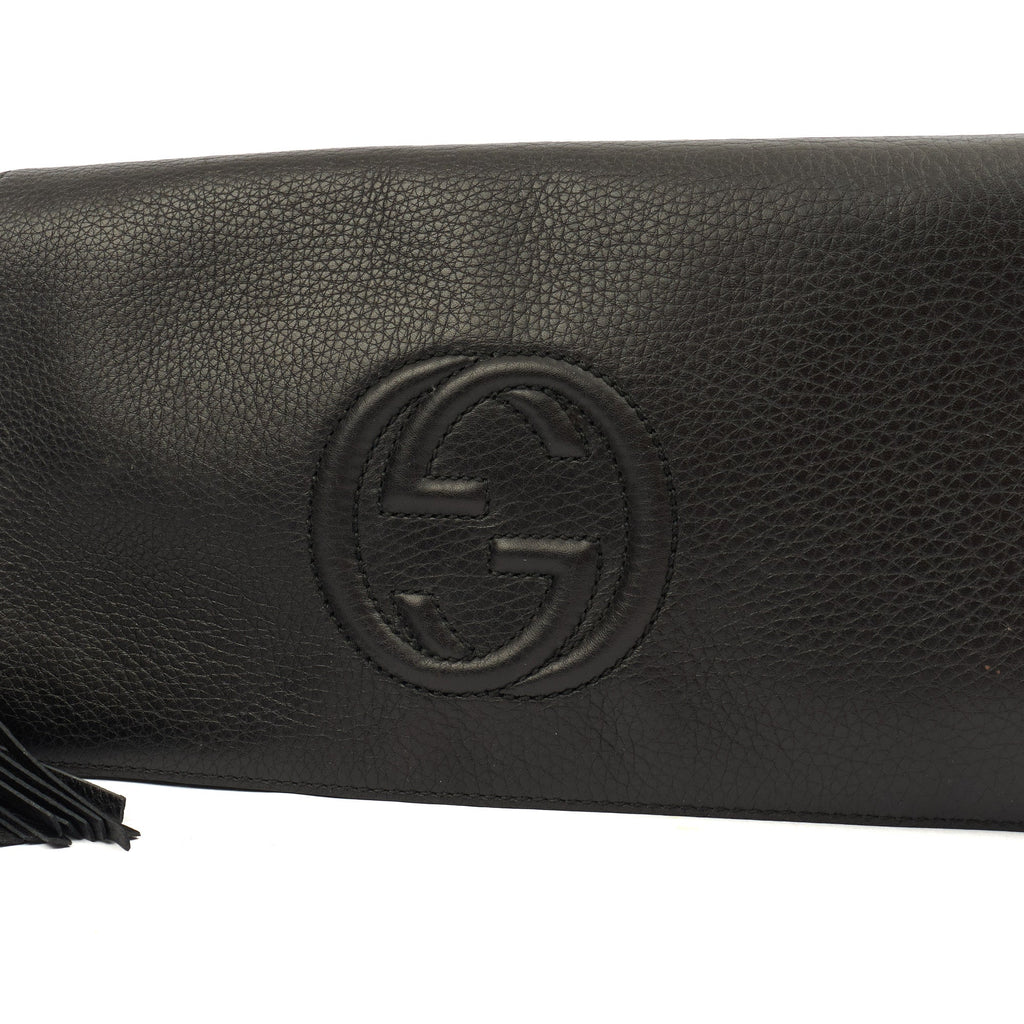 Gucci Clutch Soho Clutch in Black, Leather — Alternate View 8