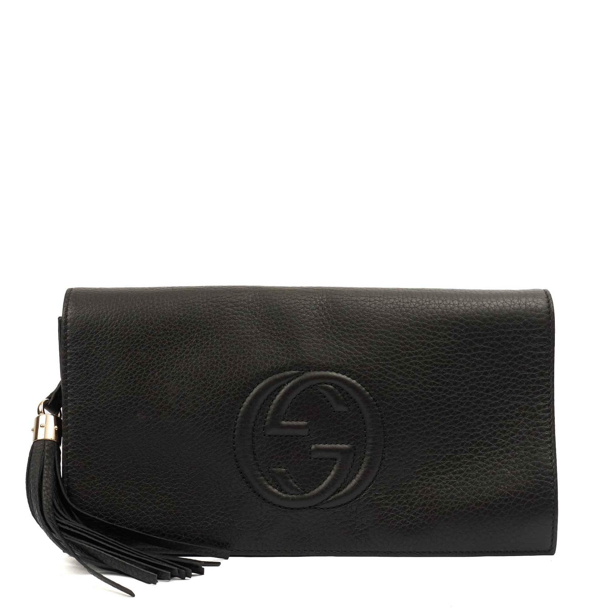 Gucci Clutch Soho Clutch in Black, Leather — Alternate View 7