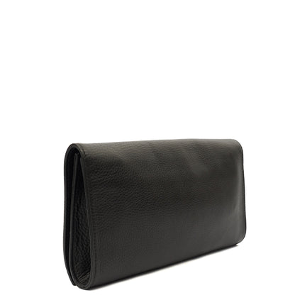 Gucci Clutch Soho Clutch in Black, Leather — Back View