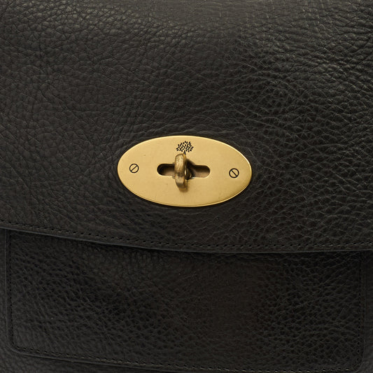 Mulberry Cross Body Antony in Black, Leather — Side View