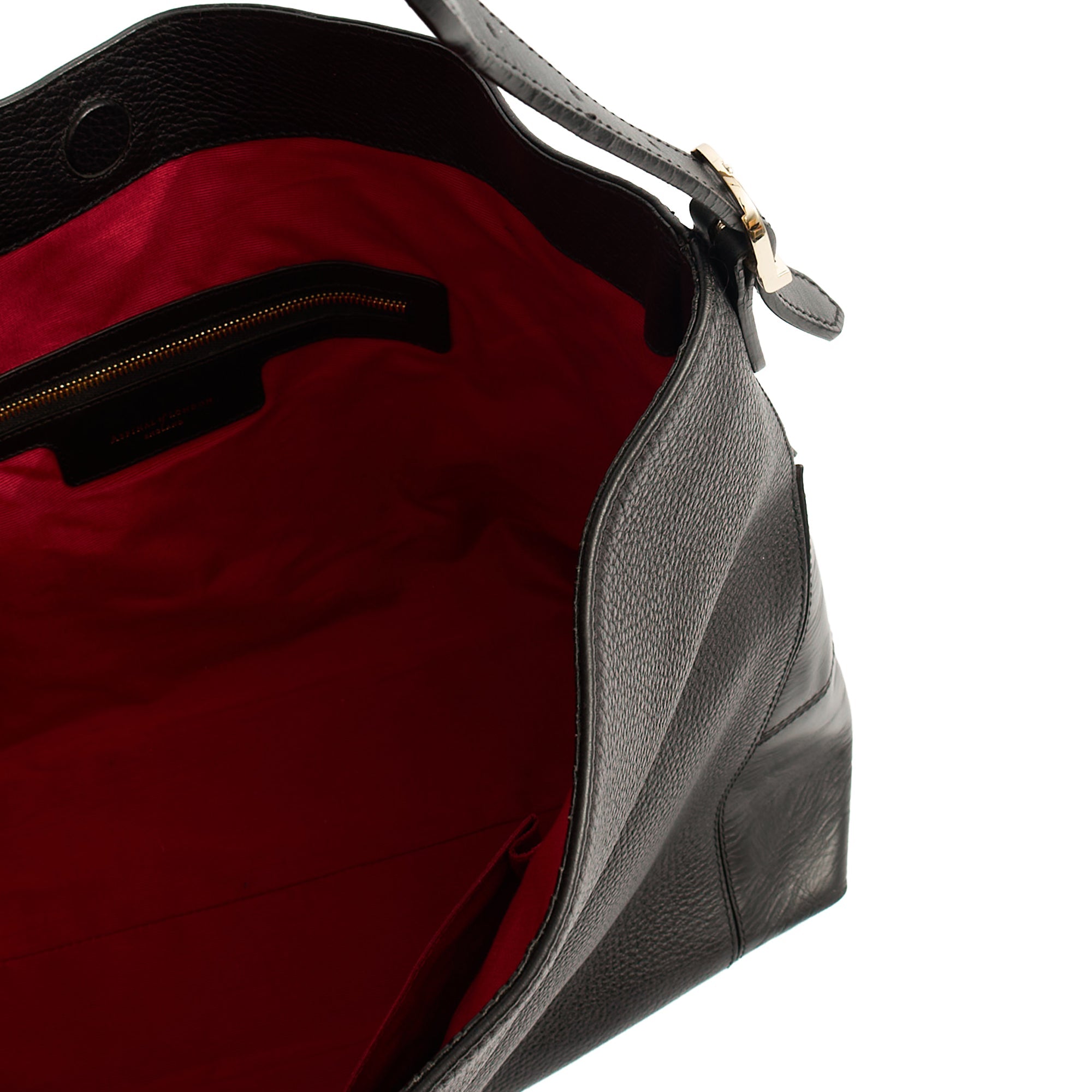 Aspinal of London Tote Hobo in Black, Leather — Alternate View 11