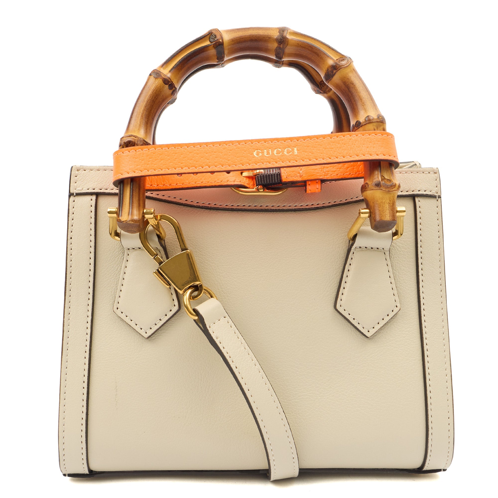Gucci Mini Bag Diana - Mini in Neutral, Leather — Alternate View 10