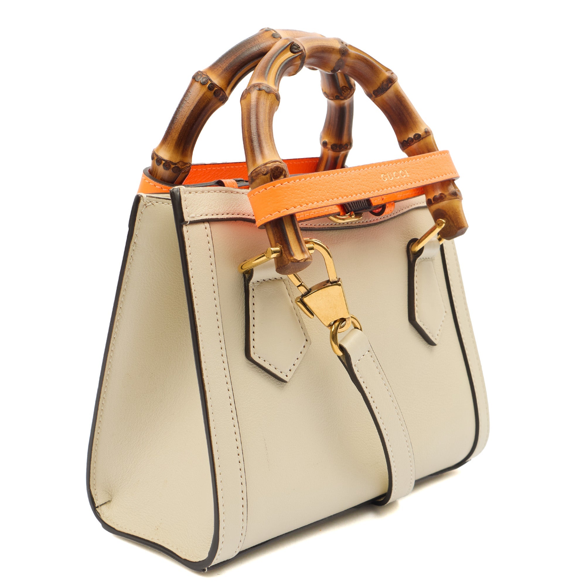 Gucci Mini Bag Diana - Mini in Neutral, Leather — Alternate View 9