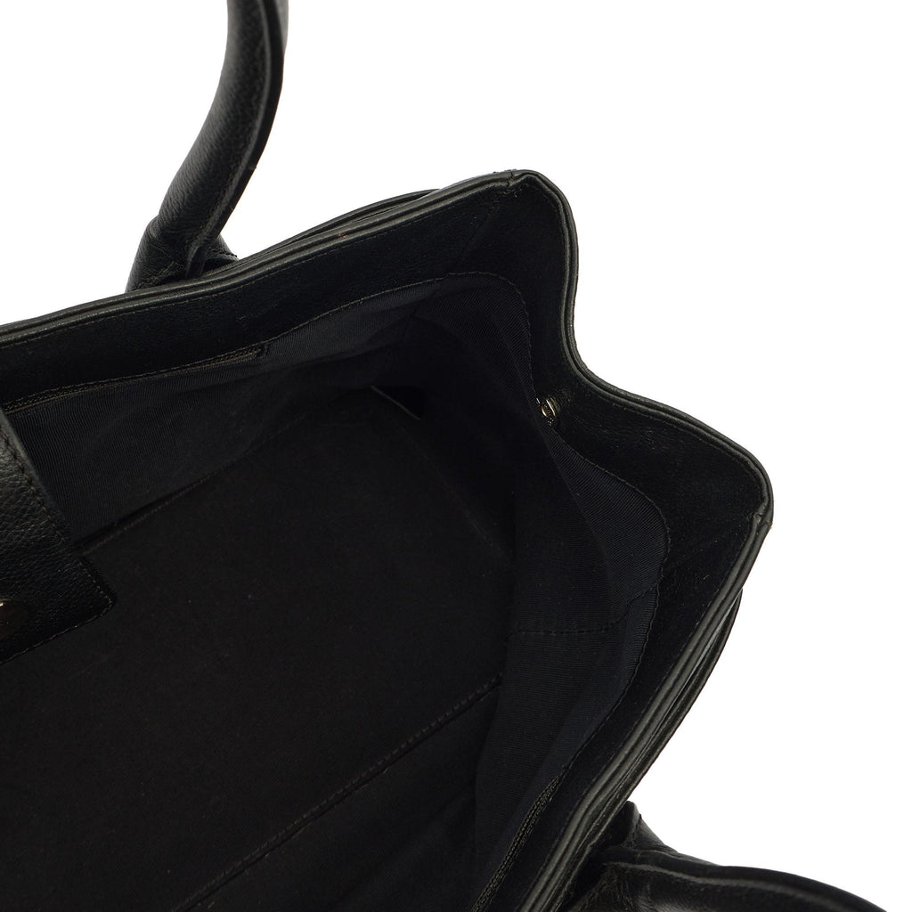 Chanel Tote Executive Shopper Tote in Black, Leather — Alternate View 9