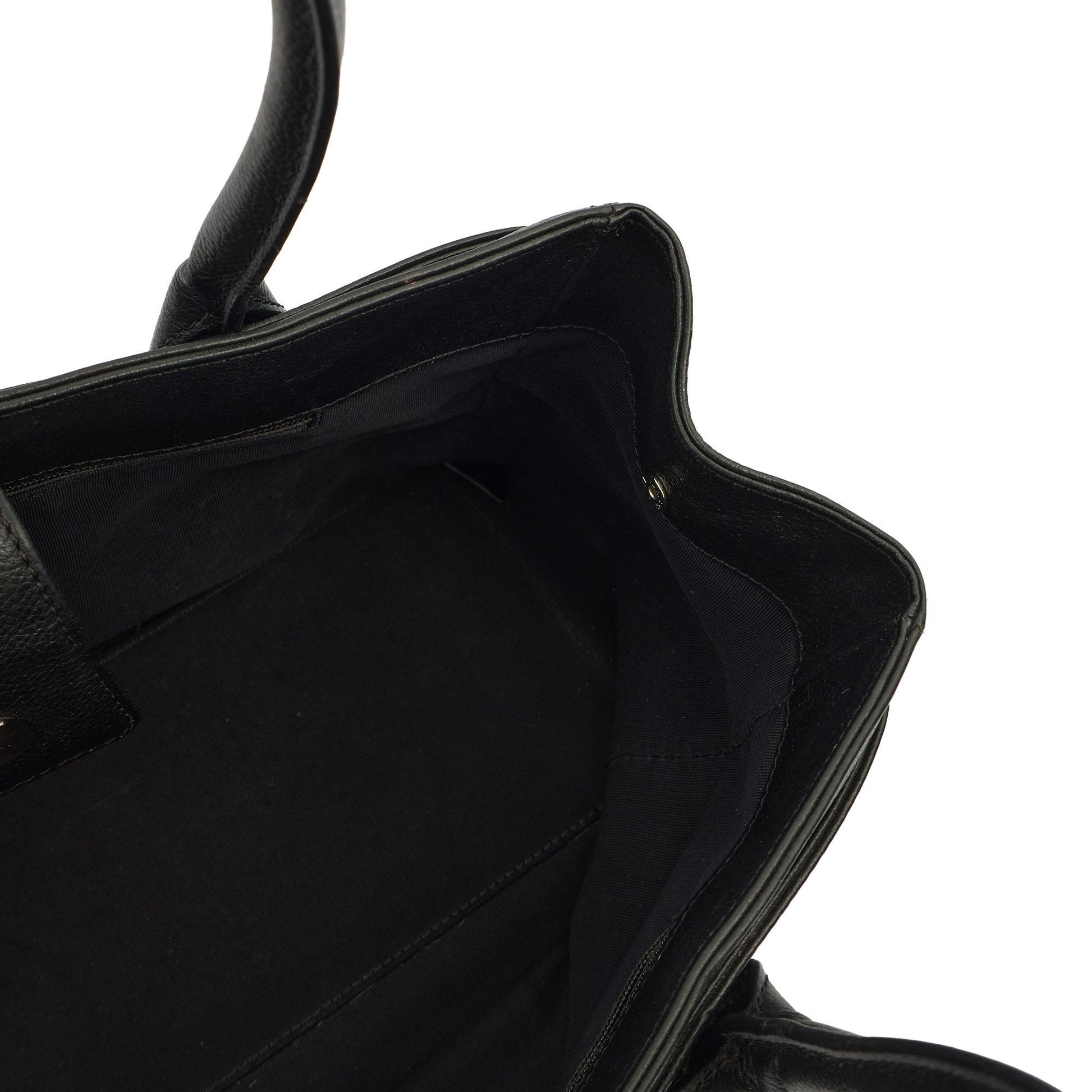 Chanel Tote Executive Shopper Tote in Black, Leather — Alternate View 9