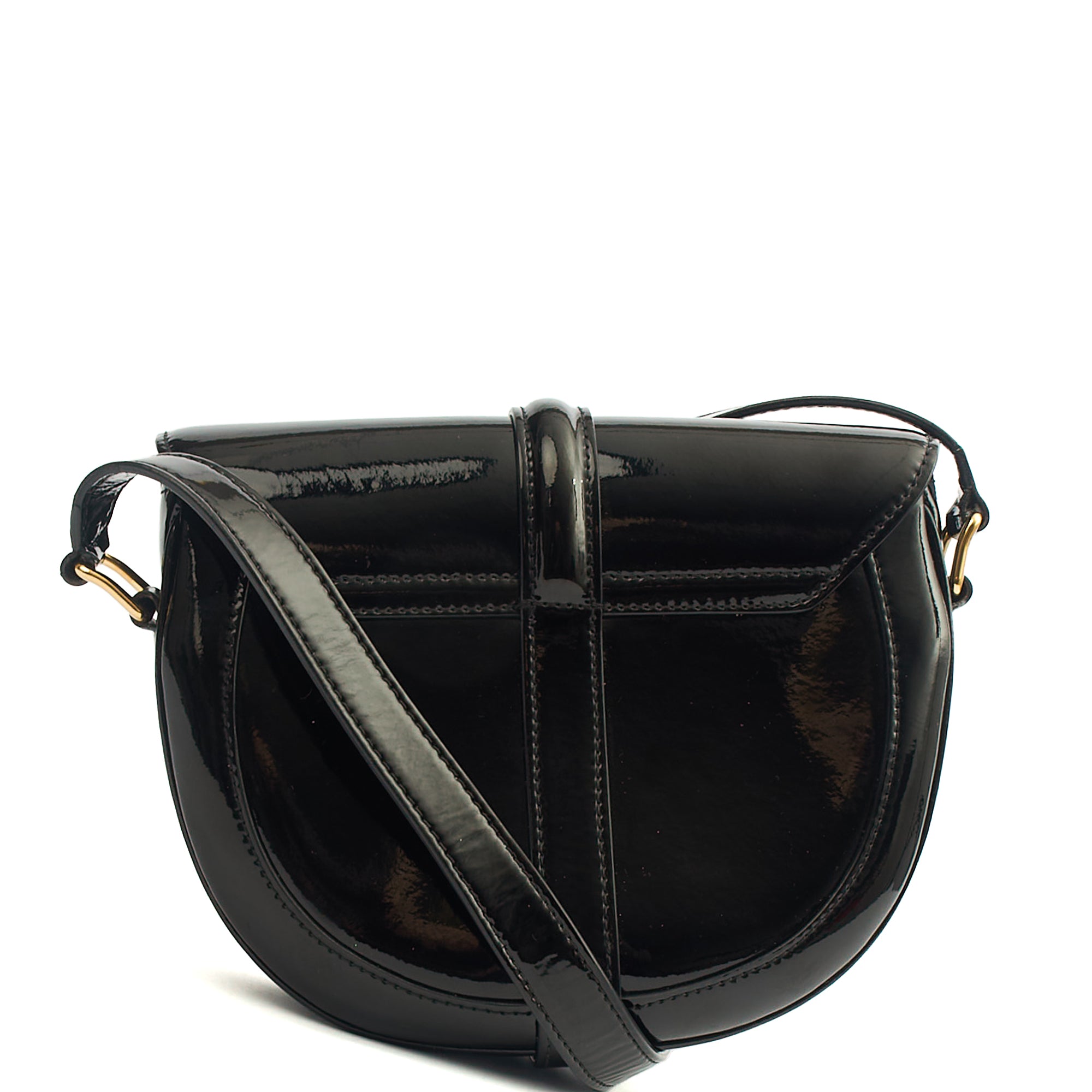 Celine Cross Body 16 bag - Small in Black, Patent Leather — Alternate View 9