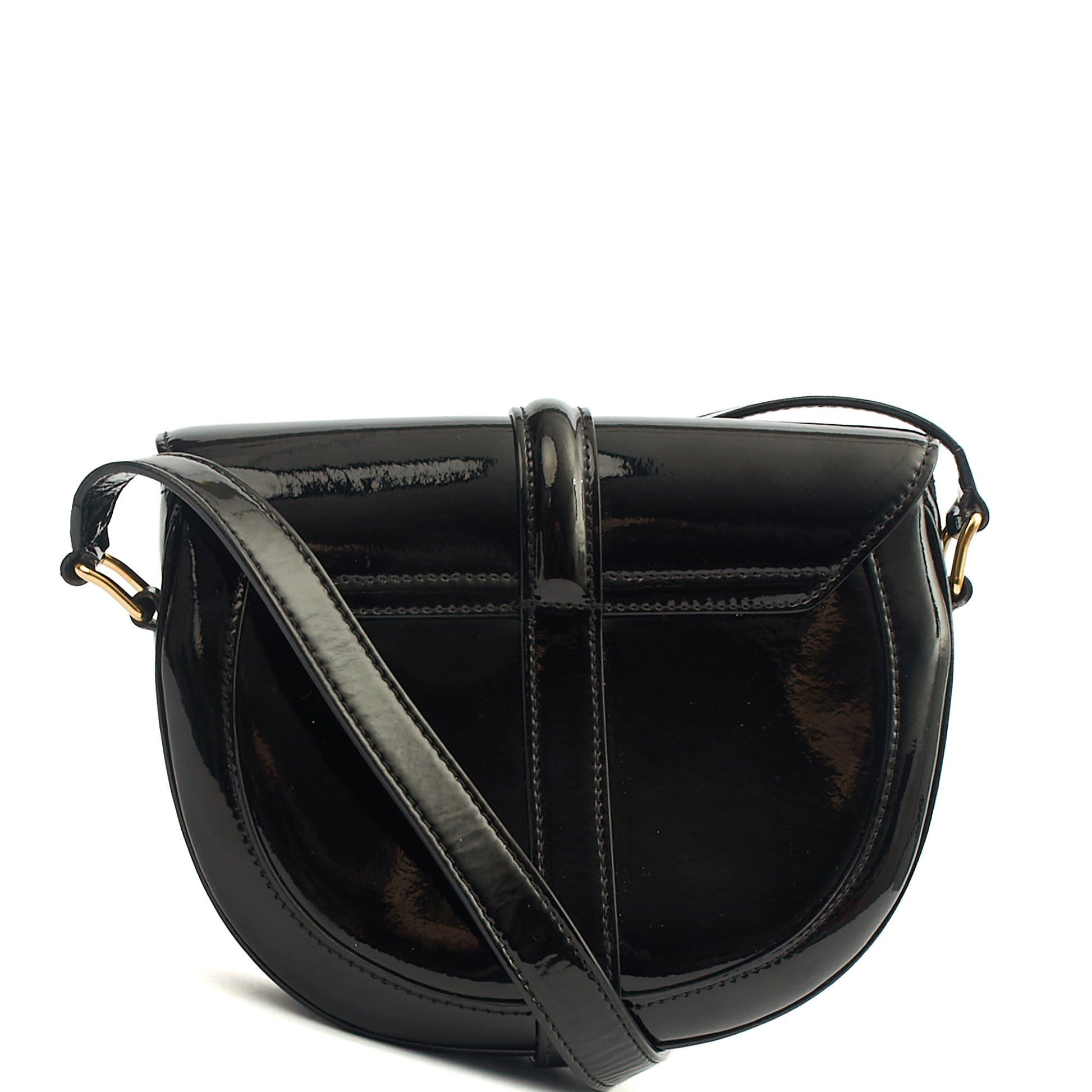 Celine Cross Body 16 bag - Small in Black, Patent Leather — Alternate View 15