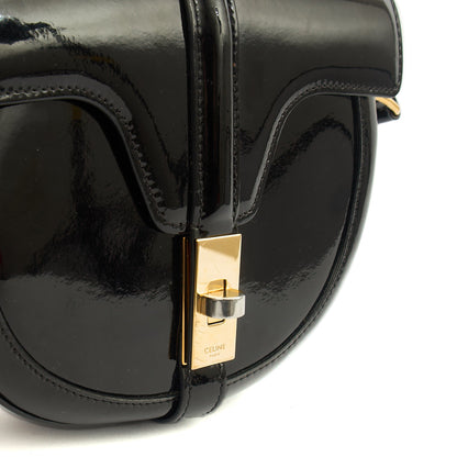 Celine Cross Body 16 bag - Small in Black, Patent Leather — Alternate View 18