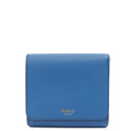 Mulberry Wallet Wallet in Blue, Calfskin Leather — Front View