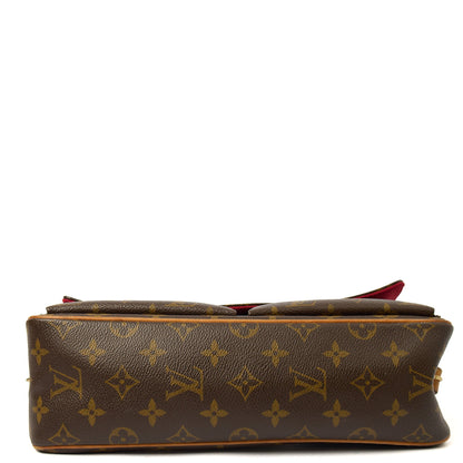 Louis Vuitton Cross Body Vivacite Bag in Monogram, Leather — Detail View