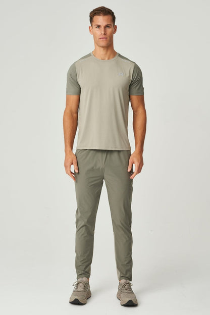 Reprimo Flight T-Shirt 'Khaki Sand' — XS — Top View
