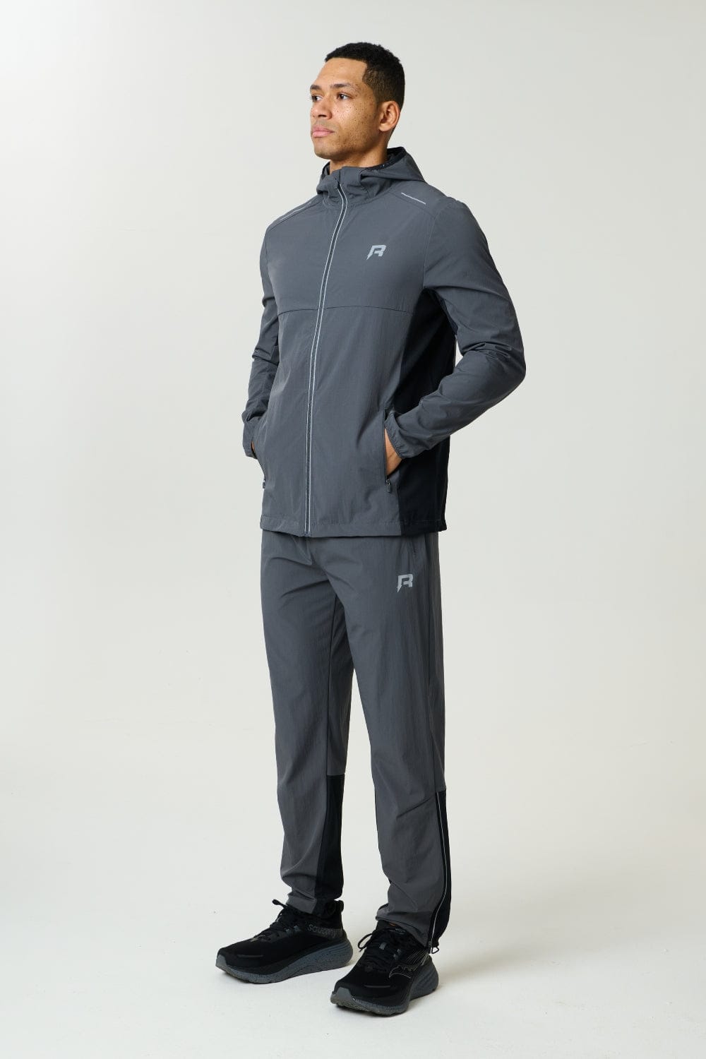 Reprimo Clima Shell Jacket 'Slate Obsidian' — XS — Top View