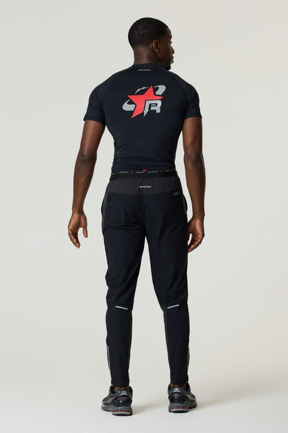 Reprimo RP Base-Layer T-Shirt 'Black Red' — XS — Top View