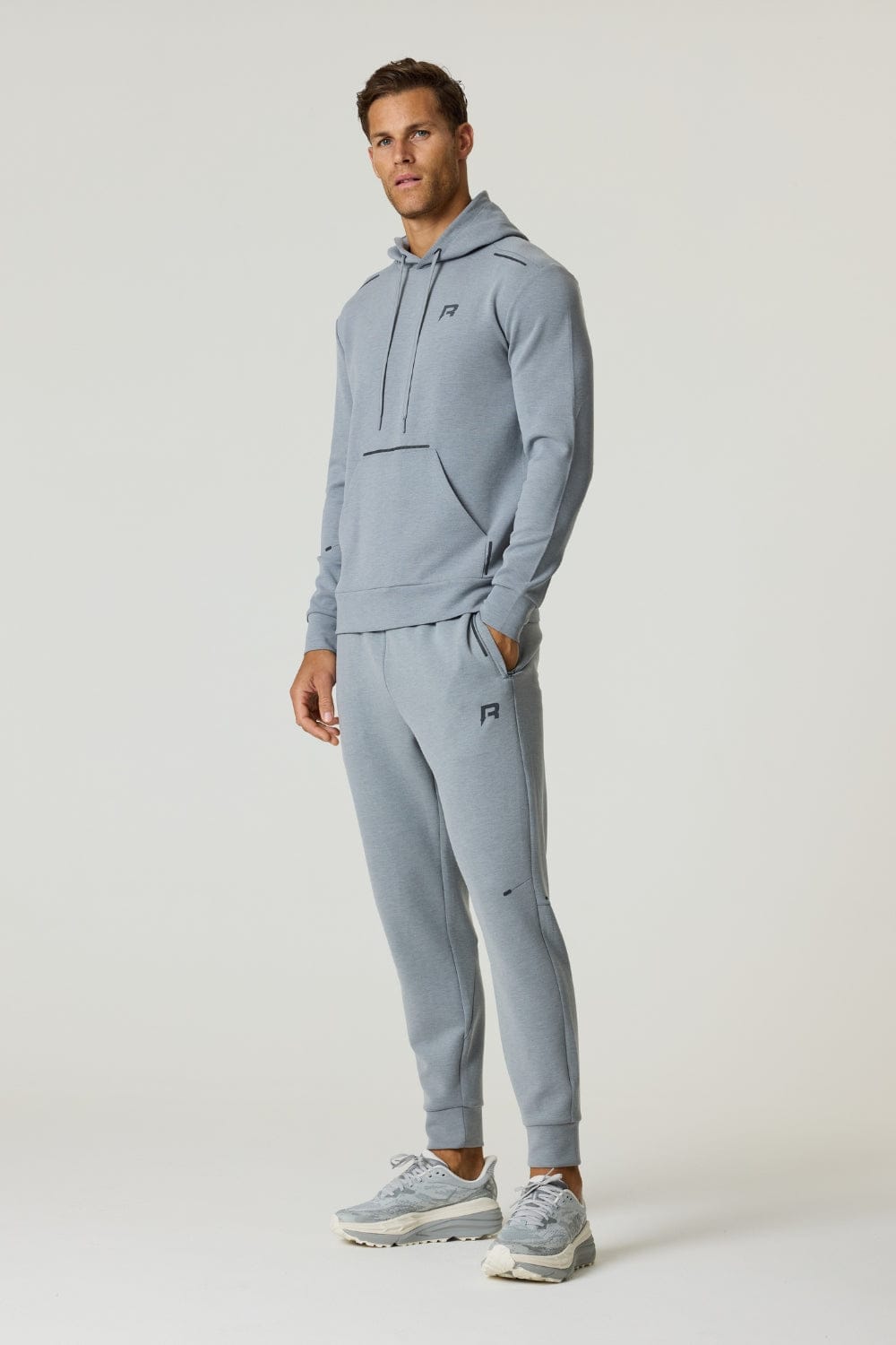Reprimo Motion Jogger 'Grey Marl' — XS — Top View