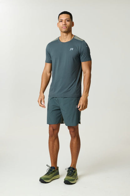 Reprimo Clima Shorts 'Dark Moss Khaki' — XS — Top View