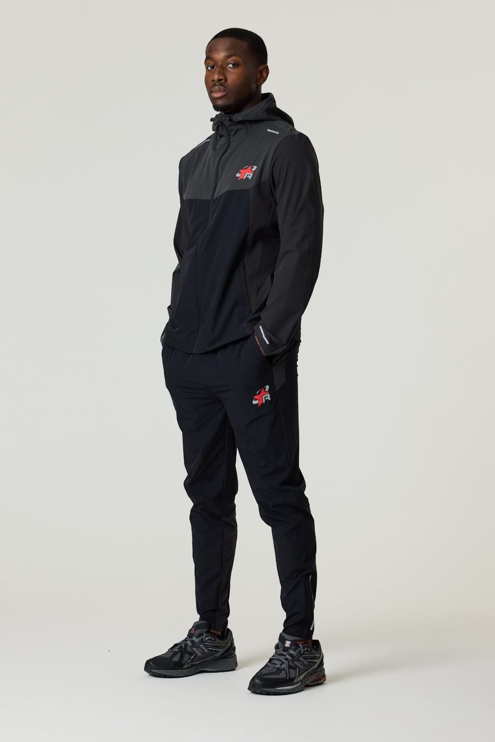 Reprimo RP Flight Pant 'Black Red' — XS — Top View