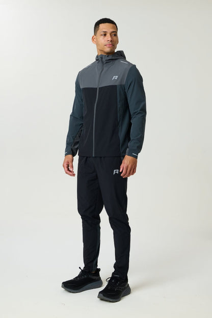 Reprimo Flight Windbreaker Jacket 'Slate Obsidian' — XXS — Top View