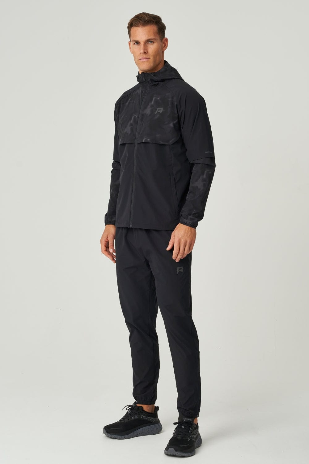 Reprimo Aurora Windbreaker 'Black Aura' — XS — Top View