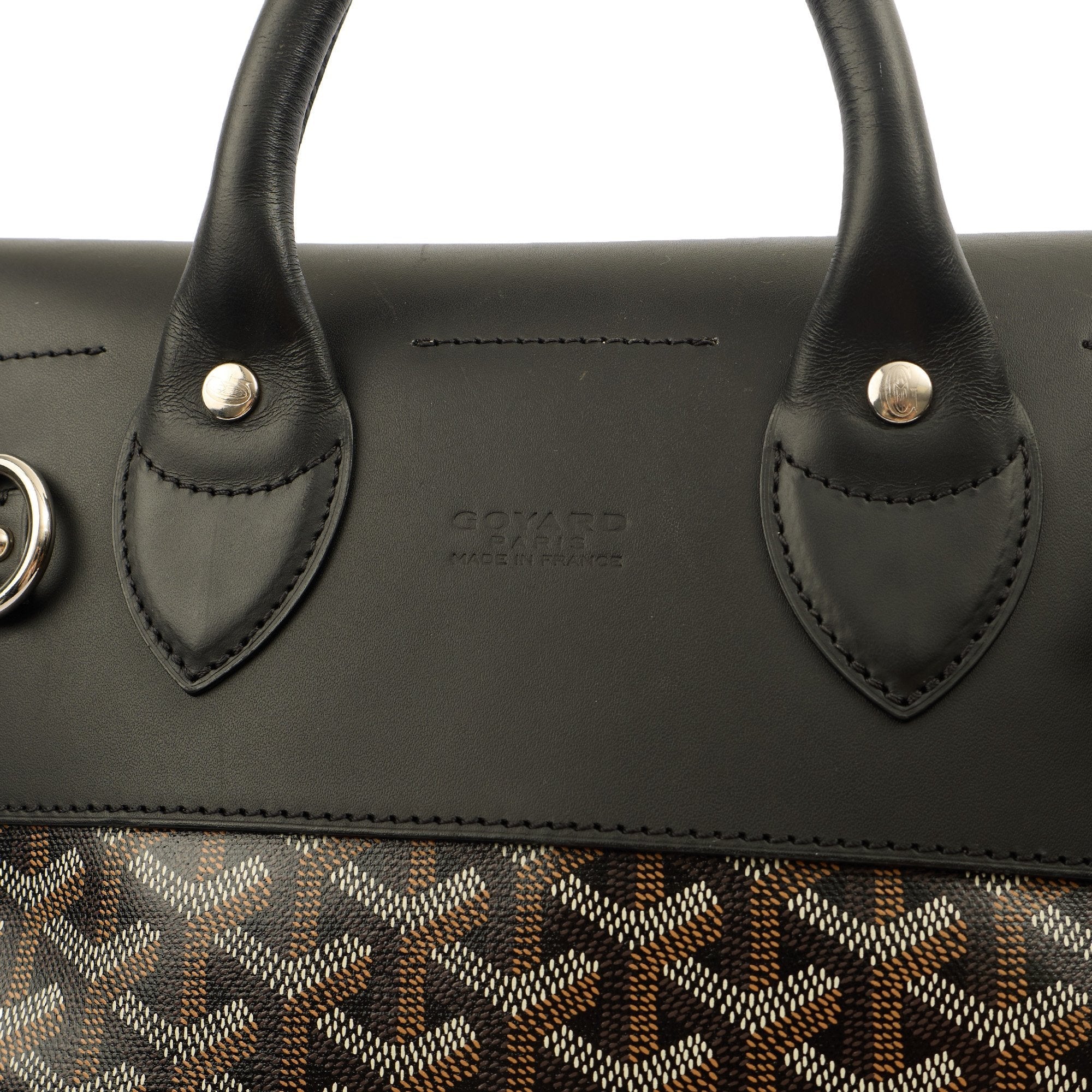 Goyard Backpack Steamer Backpack in Black, Leather — Alternate View 7