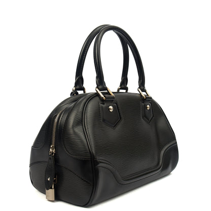 Louis Vuitton Tote Montaigne MM in Black, Epi Leather — Alternate View 14