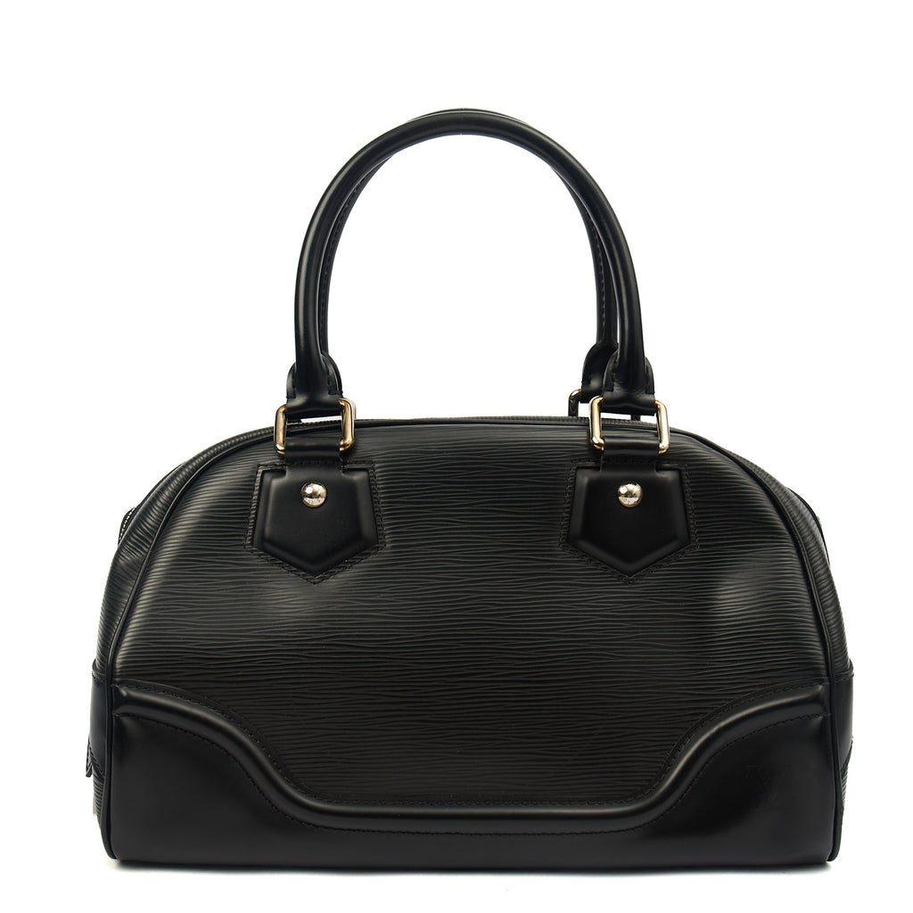Louis Vuitton Tote Montaigne MM in Black, Epi Leather — Alternate View 15