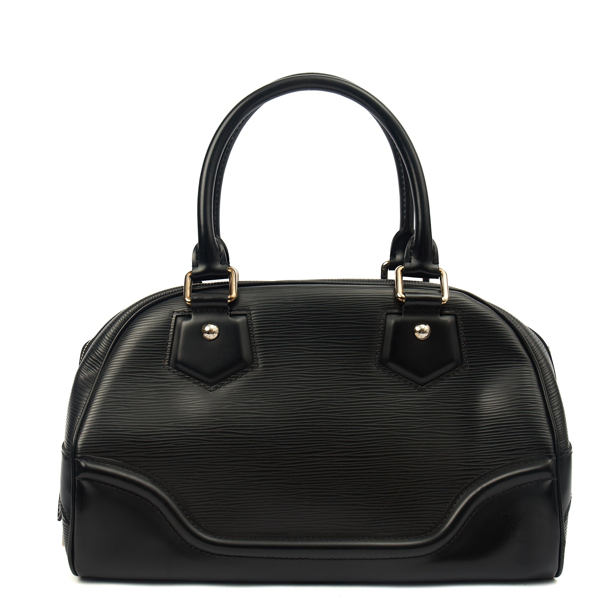 Louis Vuitton Tote Montaigne MM in Black, Epi Leather — Alternate View 15