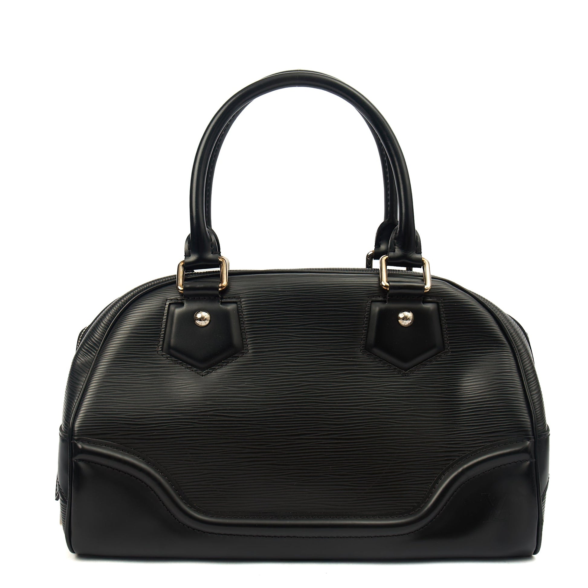 Louis Vuitton Tote Montaigne MM in Black, Epi Leather — Alternate View 9