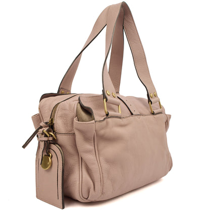 Mulberry Shoulder Bag Mabel  in Neutral, Leather — Back View
