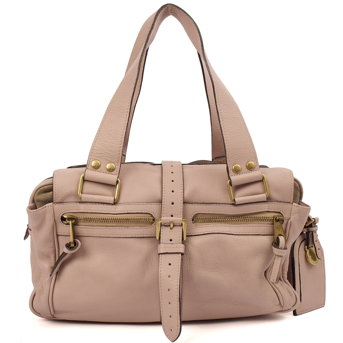 Mulberry Shoulder Bag Mabel  in Neutral, Leather — Front View