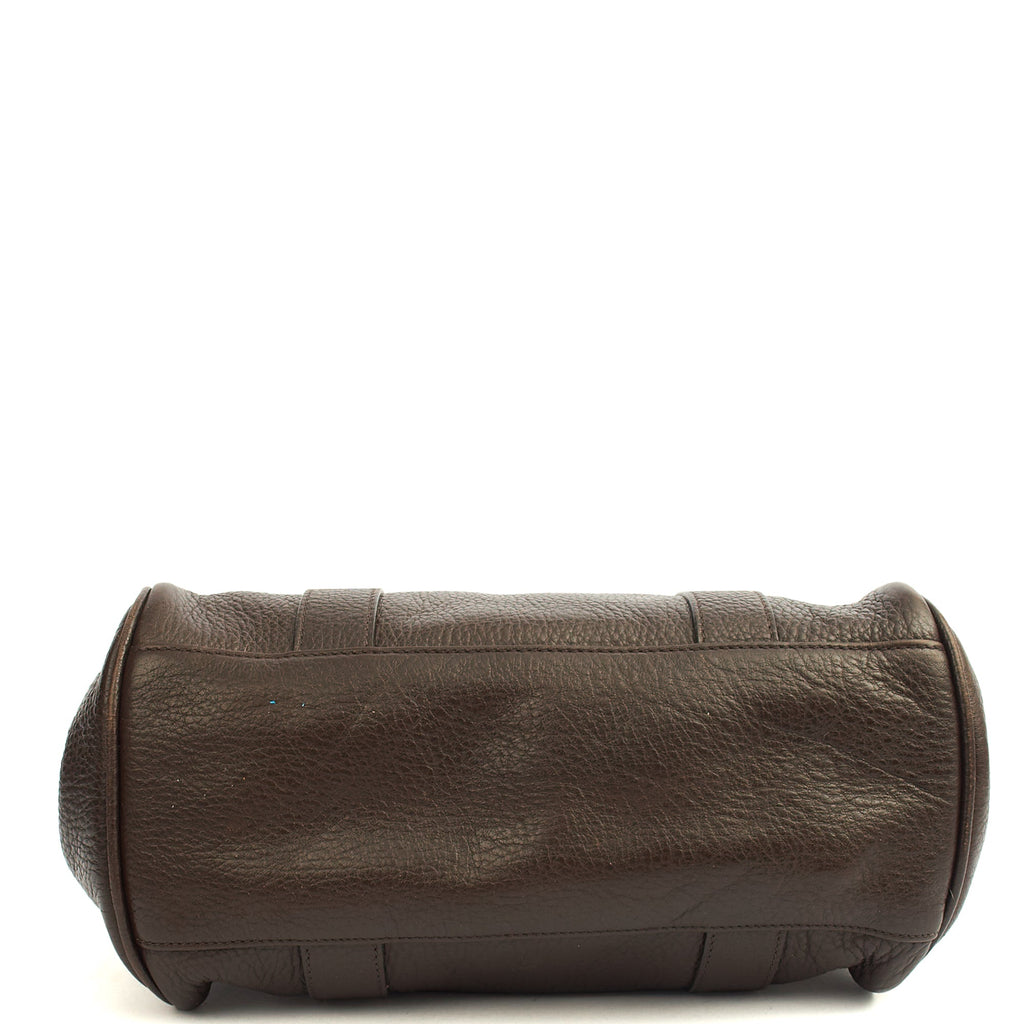 Mulberry Tote Bayswater- Small in Brown, Calfskin Leather — Top View