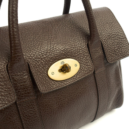 Mulberry Tote Bayswater- Small in Brown, Calfskin Leather — Lifestyle View
