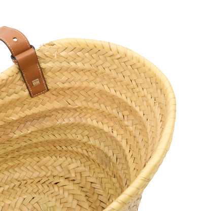 Loewe Tote Anagram Basket Bag - Medium in Neutral, Other — Detail View