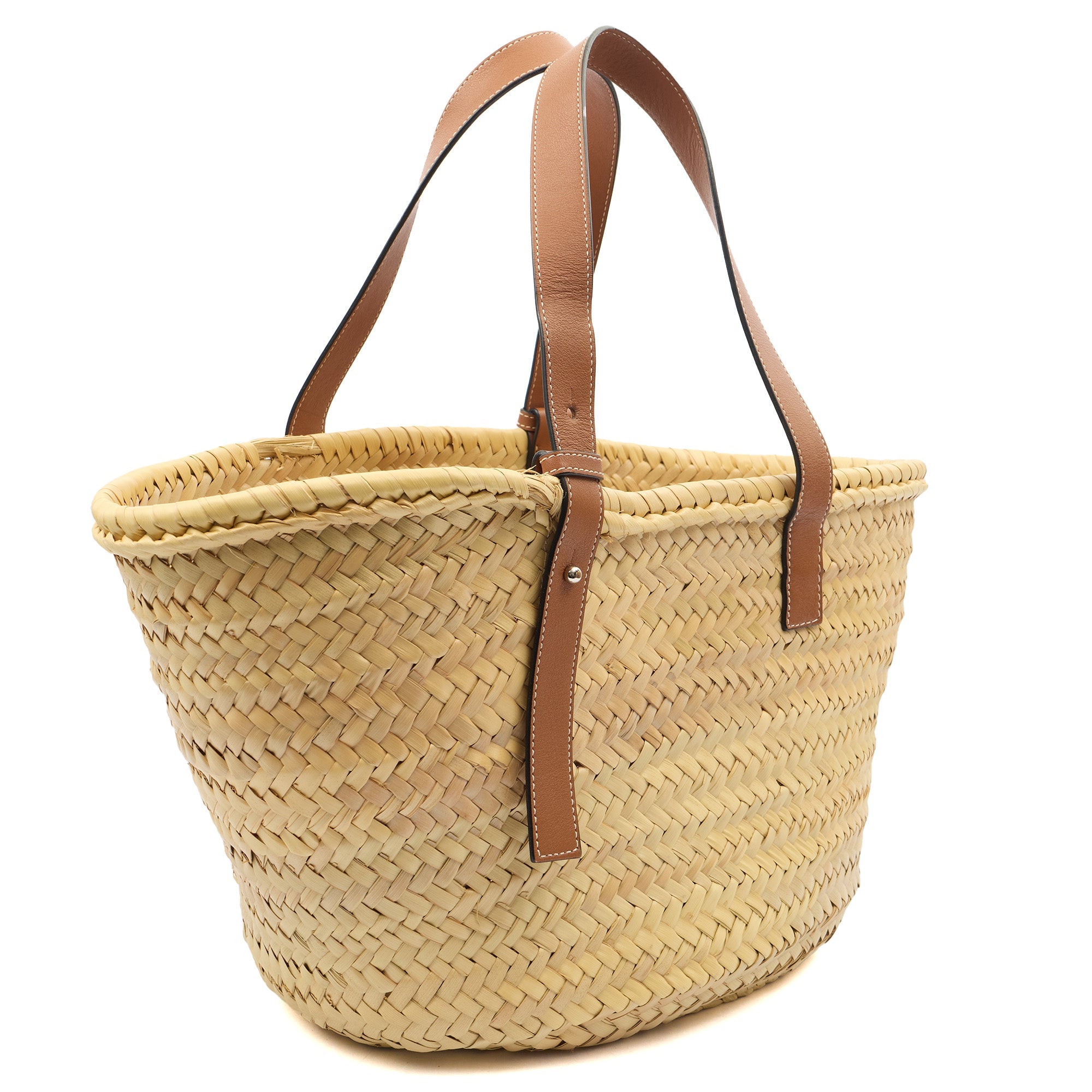 Loewe Tote Anagram Basket Bag - Medium in Neutral, Other — Alternate View 14
