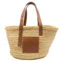 Loewe Tote Anagram Basket Bag - Medium in Neutral, Other — Front View