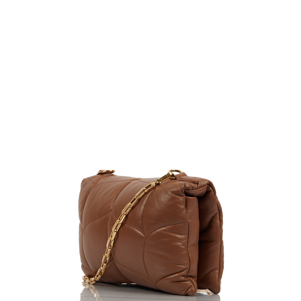 Mulberry Shoulder Bag Little Softie in Oak, Leather — Side View