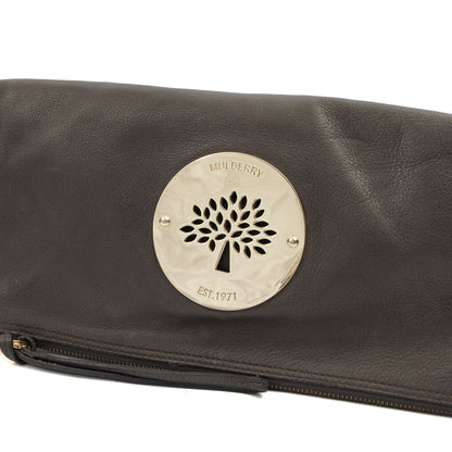 Mulberry Clutch Daria Clutch in Grey, Leather — Lifestyle View